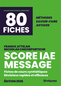 Le Score IAE Message en 80 fiches