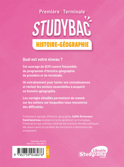Histoire-Géographie - Première Terminale
