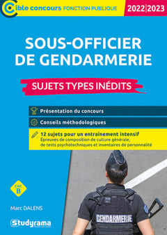 Sous-officier de gendarmerie – Sujets types inédits
