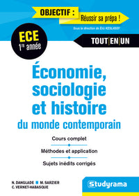 Economie, sociologie, histoire du monde contemporain