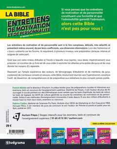 La bible des entretiens de motivation et de personnalité