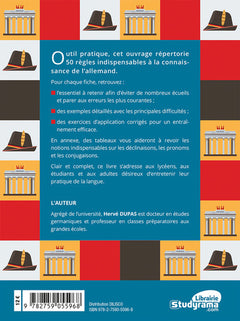 50 règles essentielles – allemand