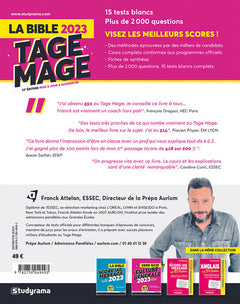 La Bible du Tage Mage 2023