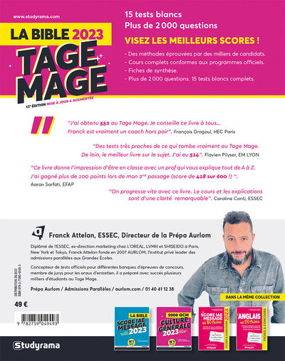 La Bible du Tage Mage 2023