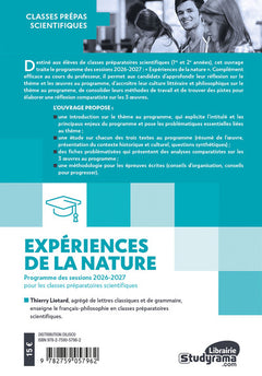 Expériences de la nature
