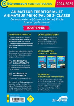 Animateur territorial et animateur principal de 2e classe (Concours 2025)