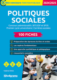 Politiques sociales – 100 fiches