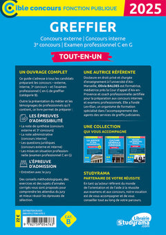 Greffier – Tout-en-un (Catégorie B – Concours 2025-2026)