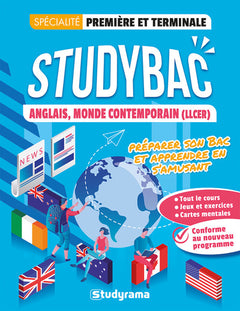 Cahier Studybac - Anglais, Monde contemporain _ première et terminale - spécialité: Préparer son Bac et apprendre en s'amusant
