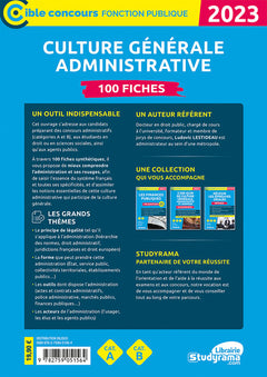 Culture générale administrative – 100 fiches