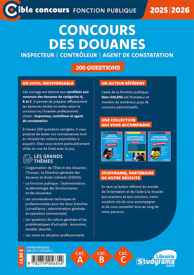 Concours des douanes – 200 questions