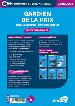 Gardien de la paix – Sujets types inédits