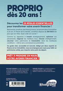Proprio dès 20 ans !