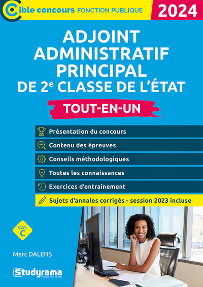 Adjoint administratif principal de 2e classe de l’État – Tout-en-un