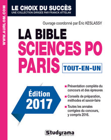 La bible sciences po Paris 2017
