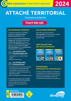 Attaché territorial – Concours externe: Tout-en-un