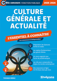 Culture générale et actualité – L'essentiel à connaître en 70 fiches (Catégories A et B – Édition 2025-2026)