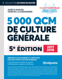 5000 qcm de culture générale 2017/2018