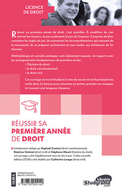 Réussir sa première année de droit