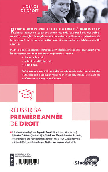 Réussir sa première année de droit