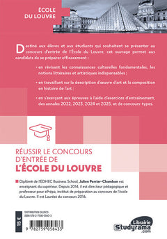 Réussir le concours d'entrée de l'Ecole du Louvre