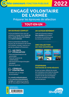 Engagé volontaire de l’armée – Tout-en-un: Préparer les épreuves de sélection – Édition 2022
