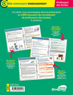 Mon cahier pour réussir le CRPE (avec Brille au concours): Professeur des écoles