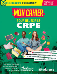 Mon cahier pour réussir le CRPE (avec Brille au concours): Professeur des écoles