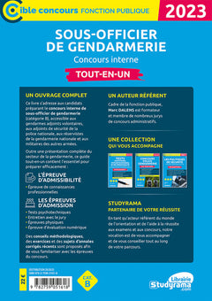 Sous-officier de gendarmerie – Concours interne