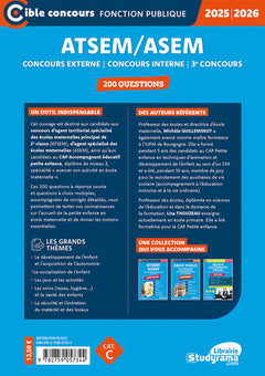 ATSEM/ASEM – 200 questions (Catégorie C –?Concours 2025-2026)