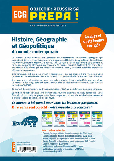 Annales Histoire, Géographie et Géopolitique du monde contemporain