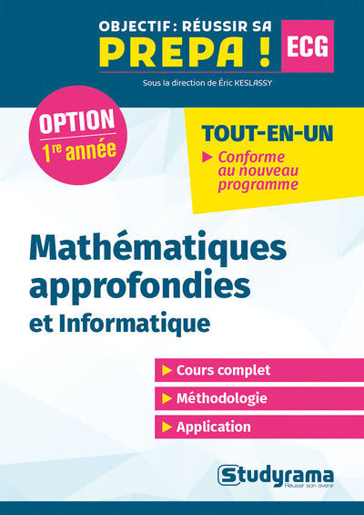 Mathémathiques approfondies et Informatique, 1re année