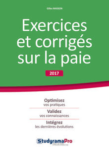 Exercices et corrigés sur la paie