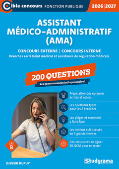 Assistant médico-administratif (AMA) - 200 questions