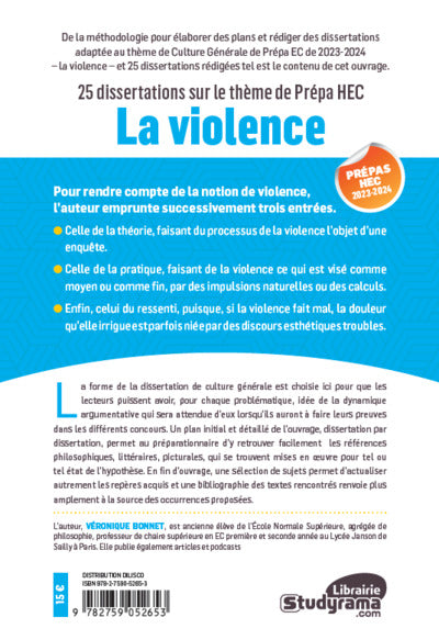 La violence en 25 dissertations
