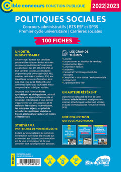 Politiques sociales – 100 fiches