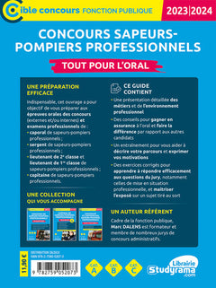 Concours sapeurs-pompiers professionnels – Tout pour l’oral