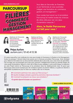 Guide Parcoursup - Filières commerce, gestion et management