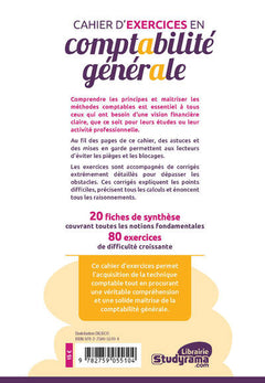 Cahier d'exercices en comptabilité générale