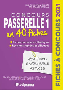 Concours passerelle 1 en 50 fiches