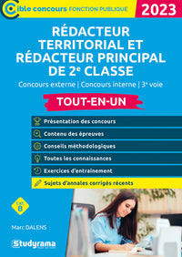 Rédacteur territorial et Rédacteur principal de 2e classe