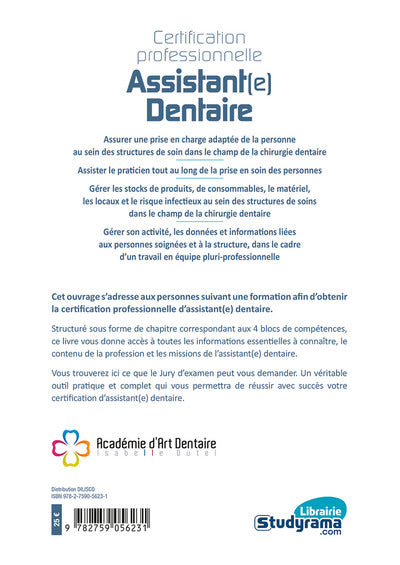 Certification professionnelle assistant(e) dentaire