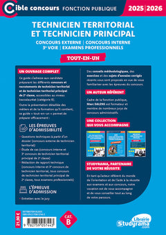 Technicien territorial et Technicien principal – Tout-en-un