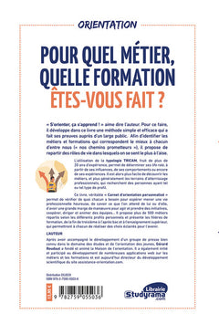 Pour quel métier, quelle formation êtes-vous fait ?