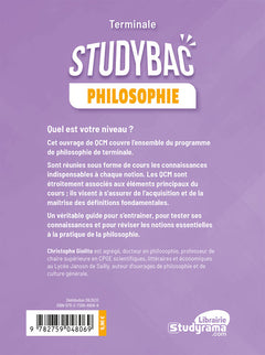Philosophie Terminale- Studybac: Testez vos connaissances sur le programme