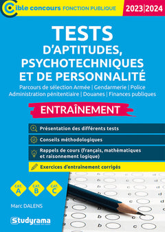 Tests d’aptitudes, psychotechniques et de personnalité – Entraînement