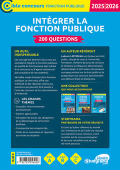Intégrer la fonction publique – 200 questions