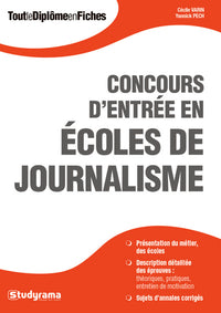 concours d'entrée en écoles de journalisme