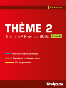 Thème 2 IEP concours commun 2020