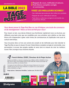 La bible Tage post bac 2023